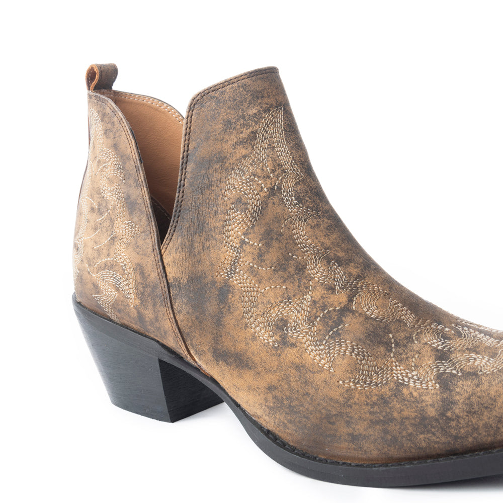 Moonlight Mesa Booties - Crackle Brown