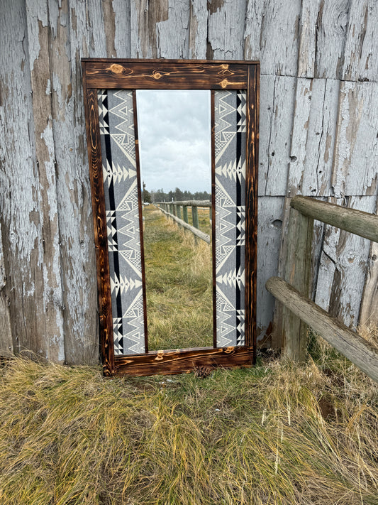 Diamond Ridge White Full Length 6ft Mirror