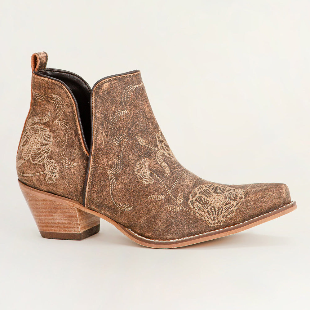 South West Booties - Brown Calfskin