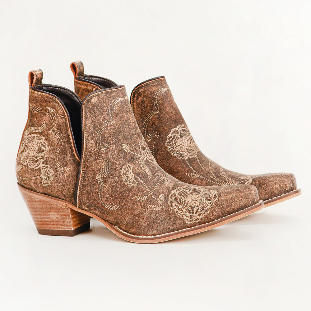 South West Booties - Brown Calfskin