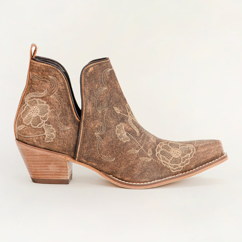 South West Booties - Brown Calfskin