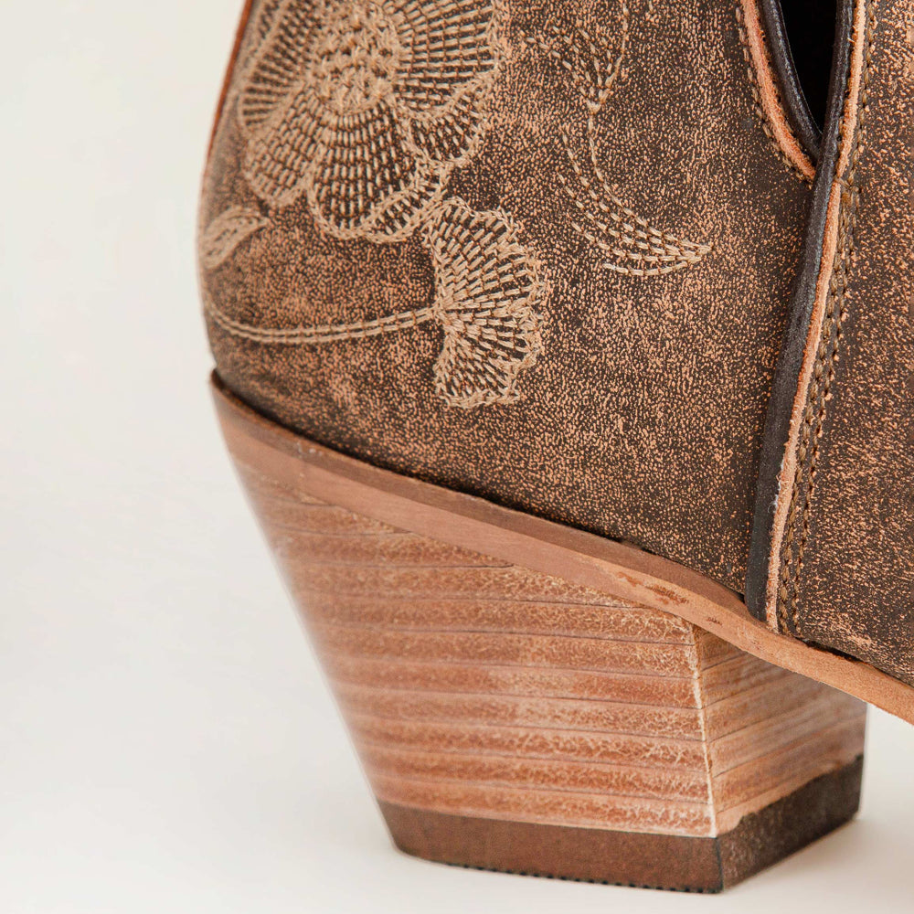 South West Booties - Brown Calfskin