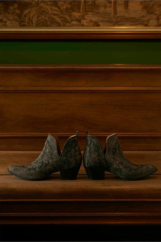 Moonlight Mesa Booties - Crackle Brown