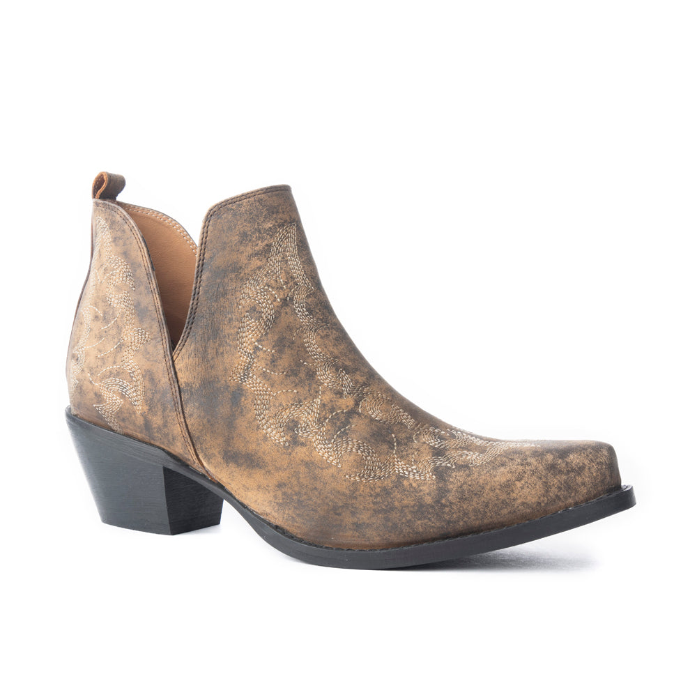 Moonlight Mesa Booties - Crackle Brown