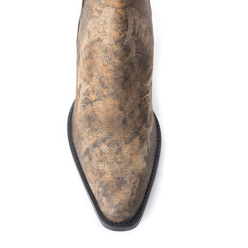 Moonlight Mesa Booties - Crackle Brown