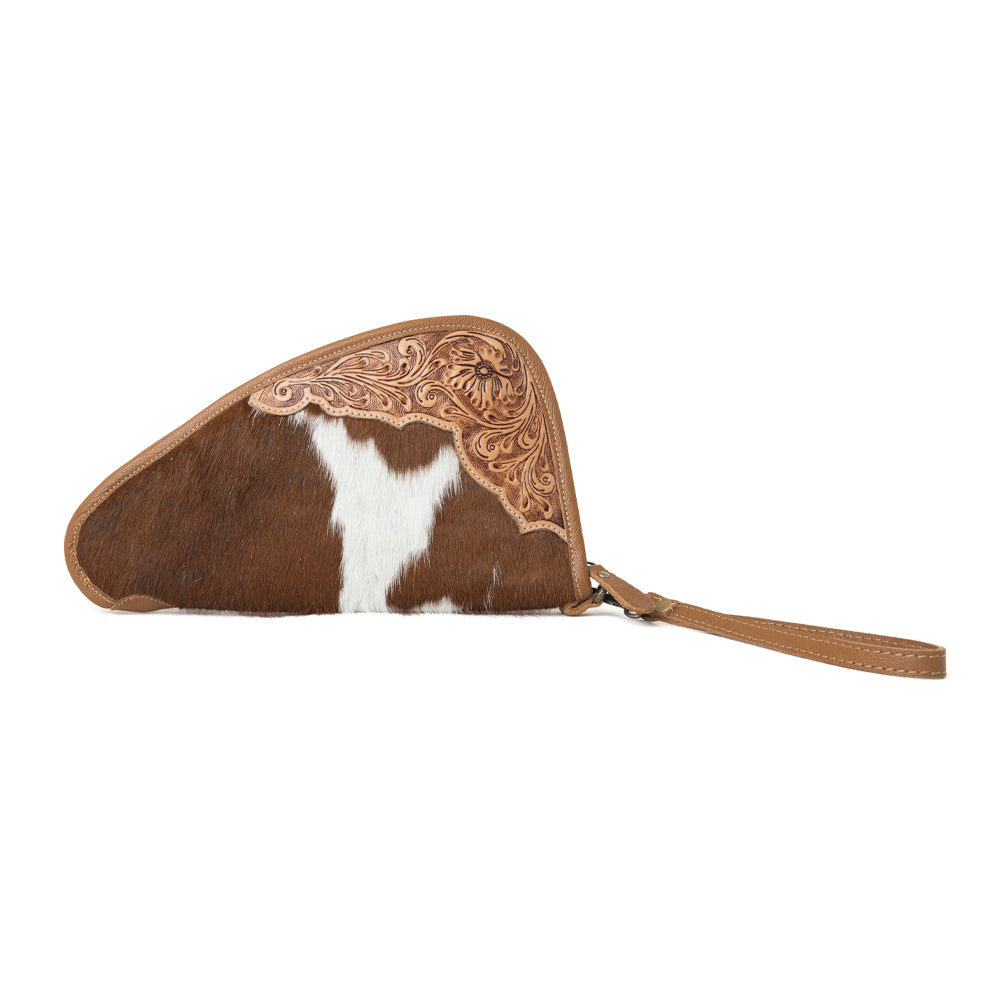 Cowhide & Leather Gun Case - Sunlit Sand