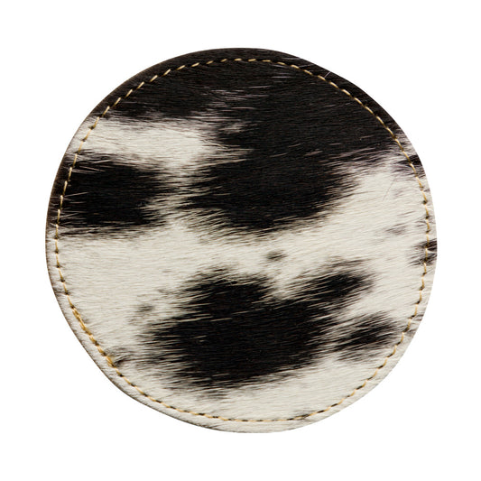 Cowhide Coasters S/4
