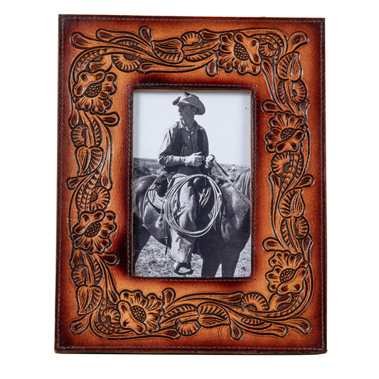 Hand Tooled Photo Frame