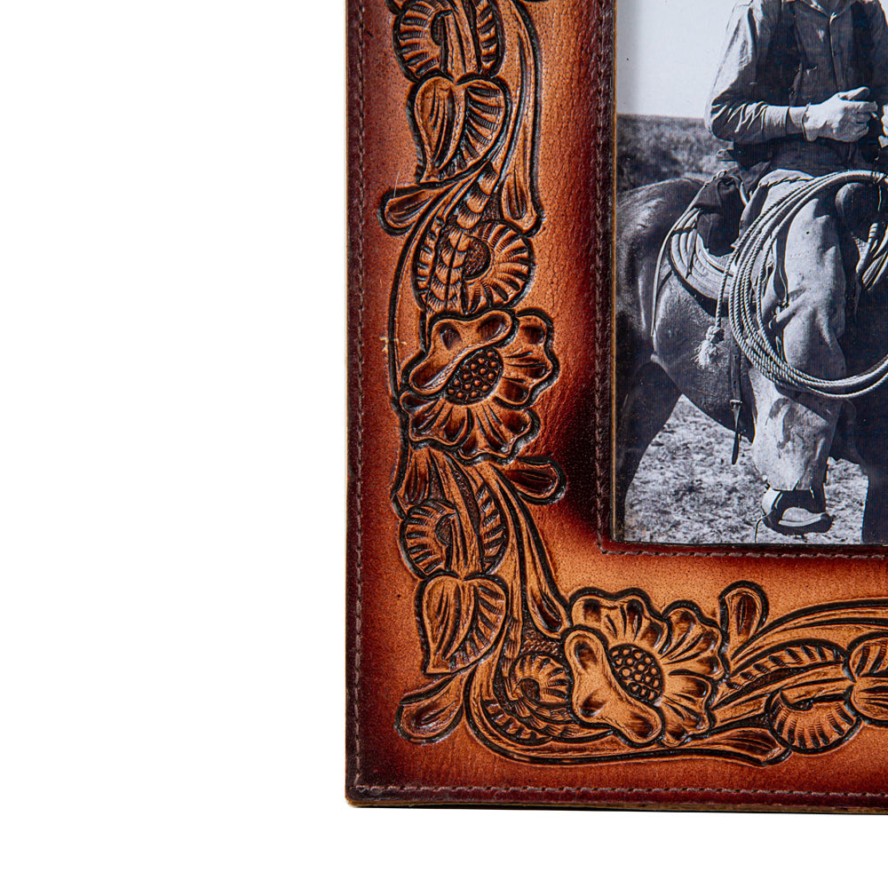 Hand Tooled Photo Frame